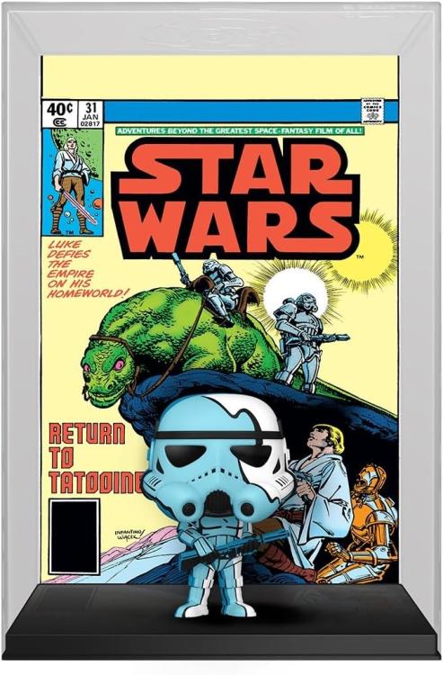 Funko Pop ! Comic Covers - Star Wars (06) Sandtrooper Vinyl Figure 28Cm Statua