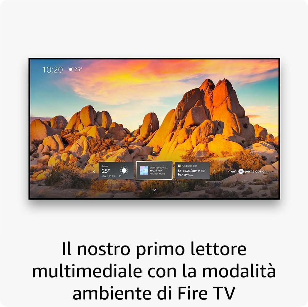 Amazon Fire Tv Stick 4K MAX (Wi-Fi 6E) Telecomando Vocale Alexa Android Dolby Vision