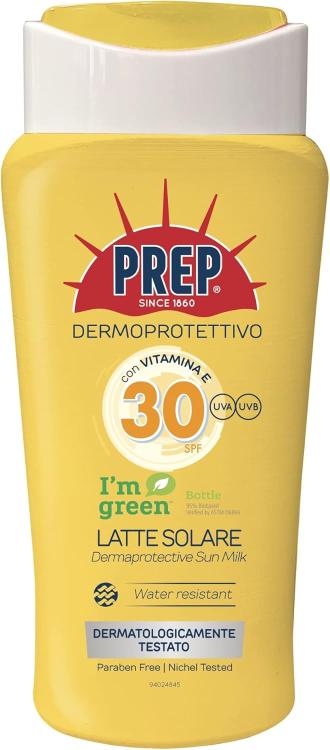 Prep -  Latte Solare Dermoprotettivo Spf30 Protezione Solare Raggi Uva-Uvb 200Ml