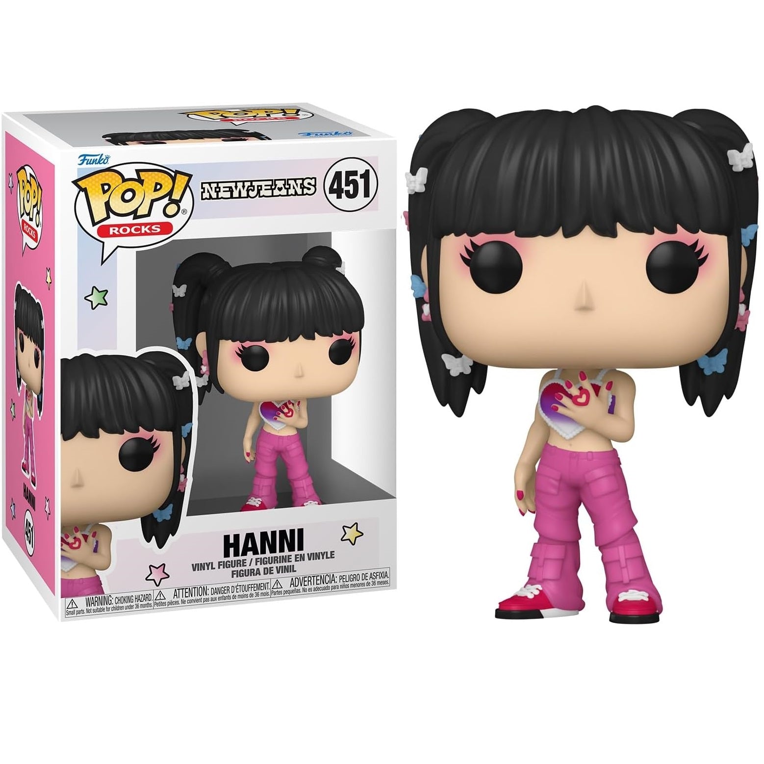 Funko Pop ! Rocks - New Jeans - (451) Hanni Vinyl Figure 9Cm