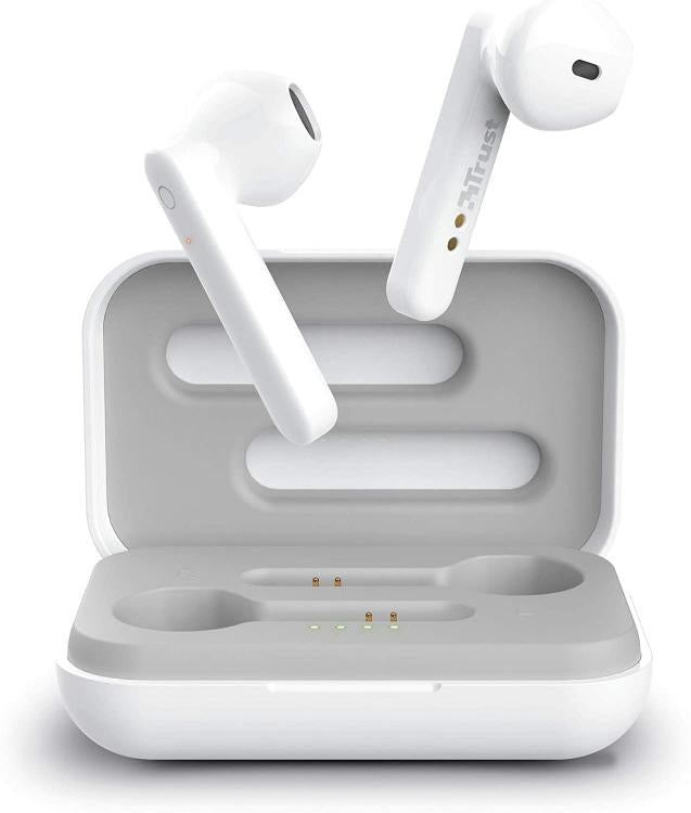 Trust Primo Touch Wireless Auricolari Bluetooth Senza Fili In-Ear Bianco Wifi