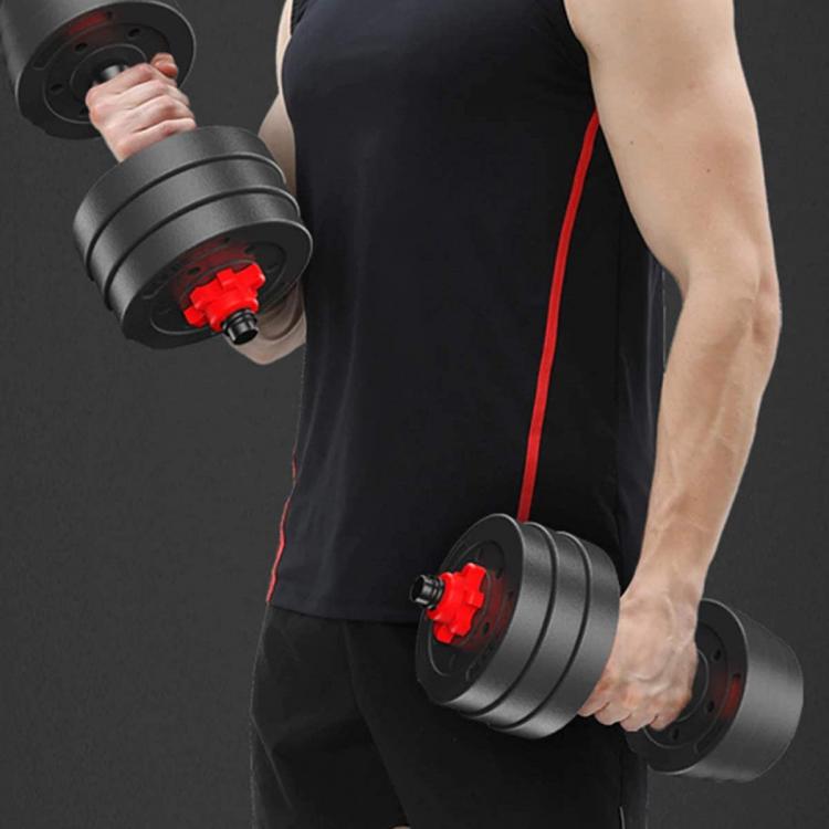 Kit Manubri Bilanciere Dumbbell Set Pesi Regolabili Componibili Da Palestra 30Kg