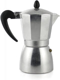 Galileo Caffettiera Pedra 6 Tazze Base Tonda Caffé Metallo Piastra Gas Elettrica