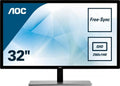 AOC MONITOR 32" IPS LED QHD Q3279VWFD8 VGA DVI HDMI DP QUAD HD NERO 2560x1440