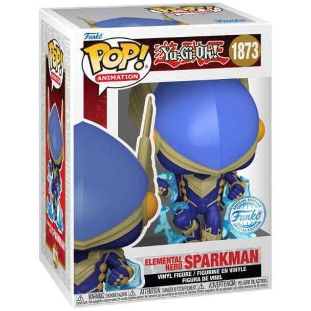 Funko Pop ! Animation - Yu-Gi-Oh (1873) Elemental Hero Sparkman Special 9Cm
