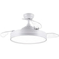 Wisdom Ventilatore Da Soffitto E Plafoniera 60W Lampadario Led Pale A Scomparsa