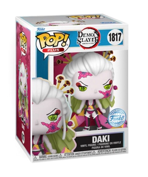Funko Pop ! Animation - Demon Slayer (1817) Daki W/ Ribbons Special Figure 9Cm