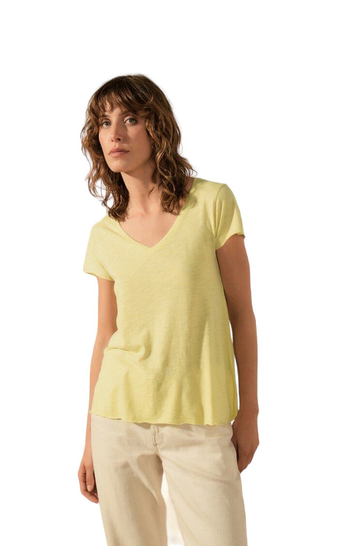 T-shirt Jacksonville V Donna Vintage Pistachio