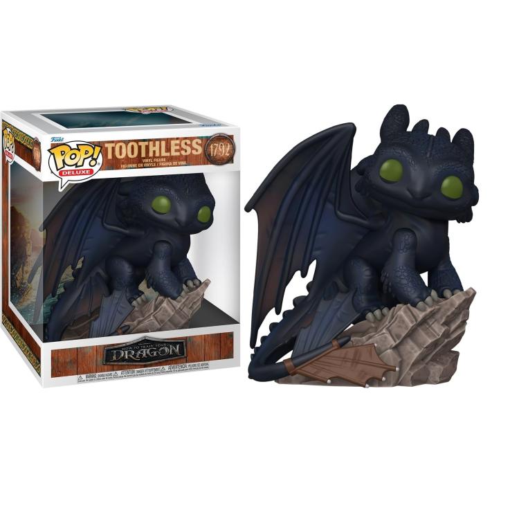 Funko Pop ! Deluxe Dragon Trainer - (1792) Toothless (Sdentato) Vinyl Figure 15cm