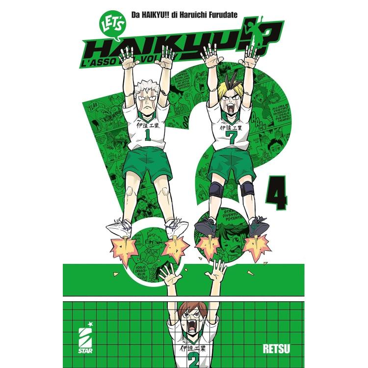 Fumetto: Let'S Haikyu!? L'Asso Del Volley (Vol. 4) Shonen Manga Di Retsu