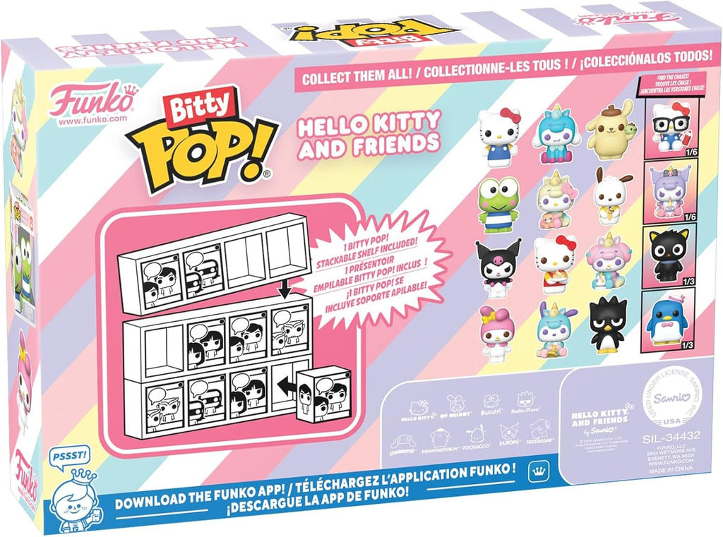 Funko Bitty Pop! Hello Kitty And Friends 4 Pack Hello Kitty Limited Chase