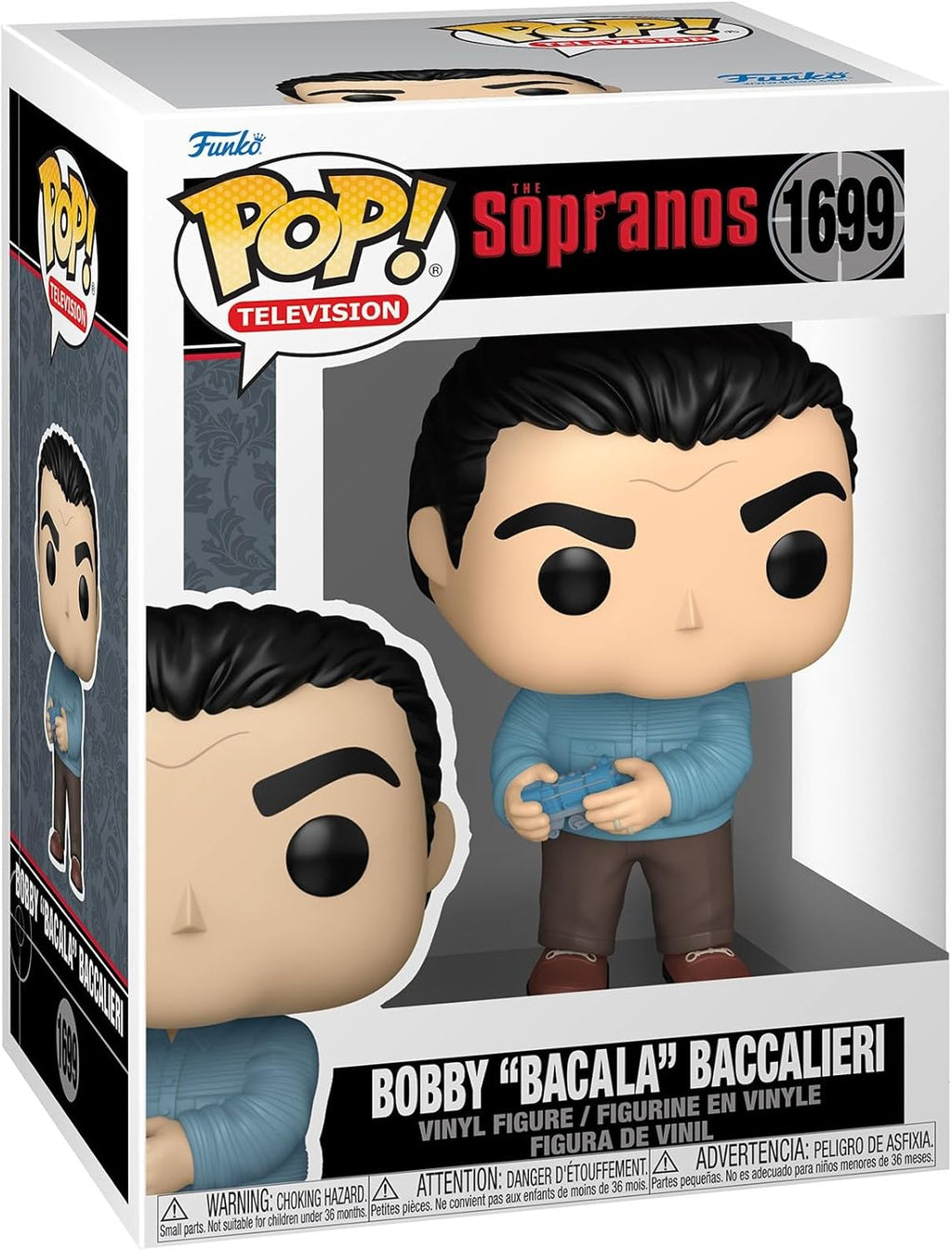 Funko Pop ! TV - The Sopranos (1699) Bobby "Baccala" Baccalieri Figure 9cm