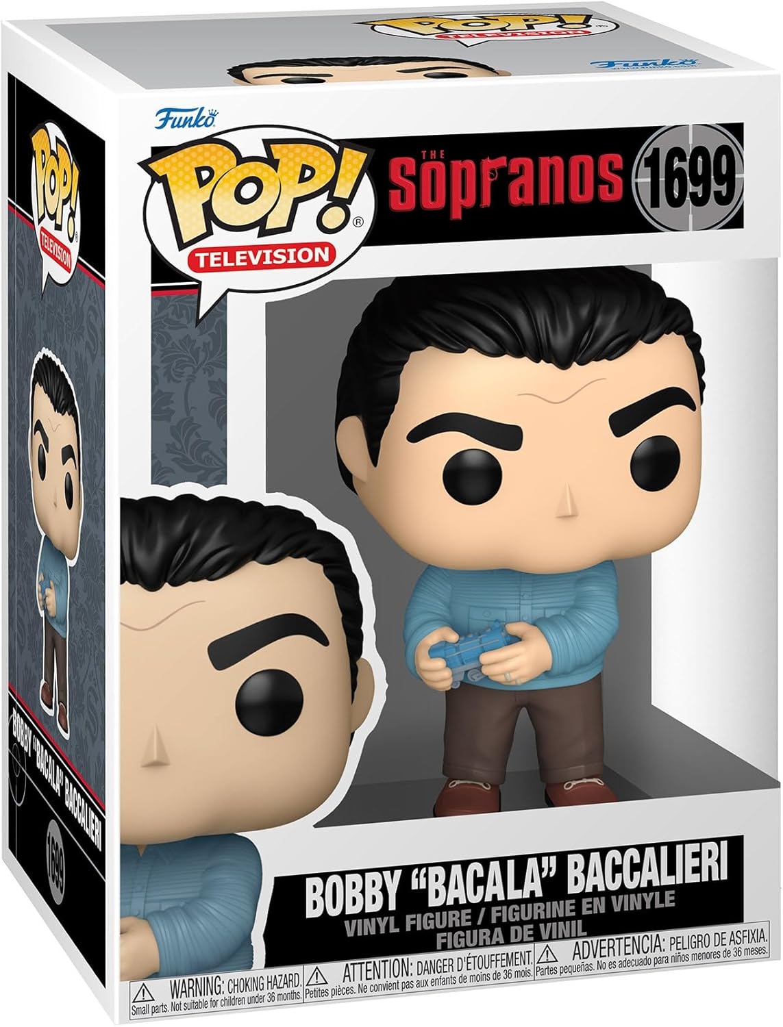Funko Pop ! TV - The Sopranos (1699) Bobby "Baccala" Baccalieri Figure 9cm