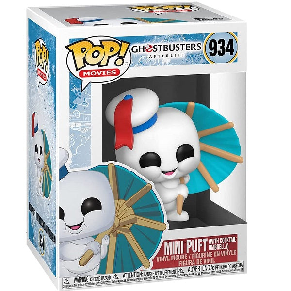 Funko Pop ! Movies - Ghostbusters Afterlife  (934) Mini Puft W/Cocktail Umbrella