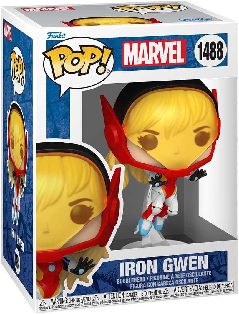 Funko Pop ! Marvel  - Gwen (1488) Iron Gwen Vinyl Figure 9cm