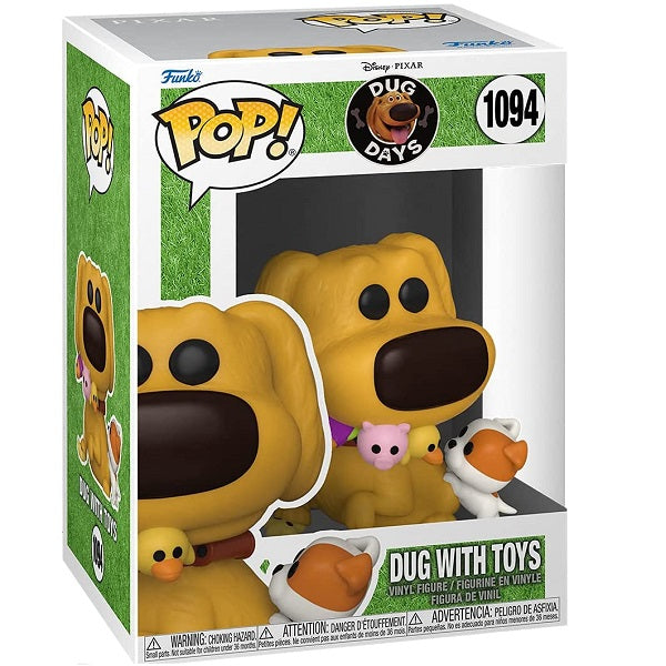 Funko Pop ! Disney Pixar  - Dug Days (1094) Dug With Toys Figure 9cm