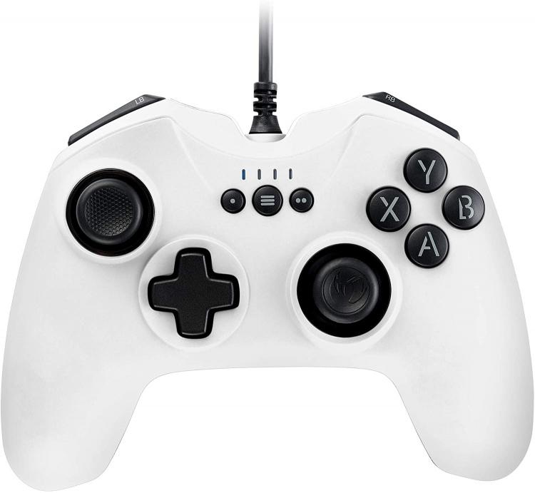 Nacon Pc Controller Gaming Gc-100 Bianco Windows Pad 6 Pulsanti Computer