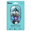 Trust Mouse Ottico Sketch Silent Click Silenzioso Wireless Usb Senza Filo Blu