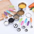 Wholesale 10 Pcs Kitchen Measuring Tools High Grade Measuring Scoop Stainless Steel Measuring Cups and Spoons Set