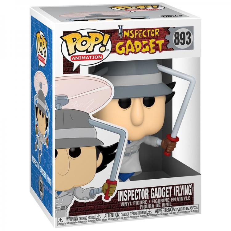 Funko Pop ! Animation - (893) Inspector Gadget (Flying) Figure Ispettore Vinyil