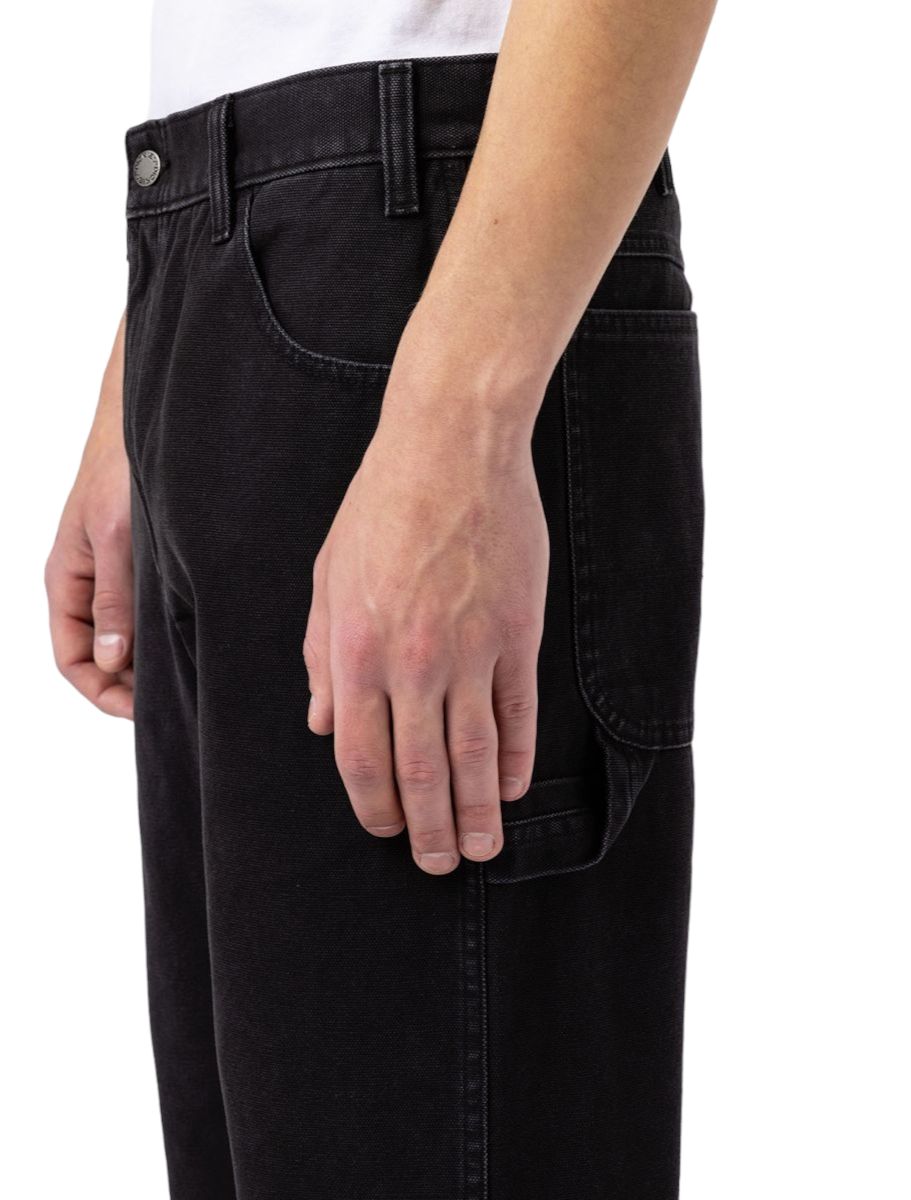 Pantaloni Carpenter Uomo Stone Washed Black