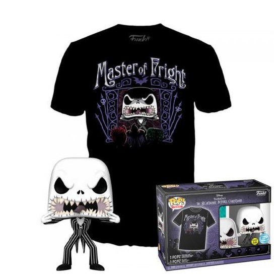 Funko Pop & Tee Nightmare Before Christmas : | Jack Action Figure + T-Shirt (L)