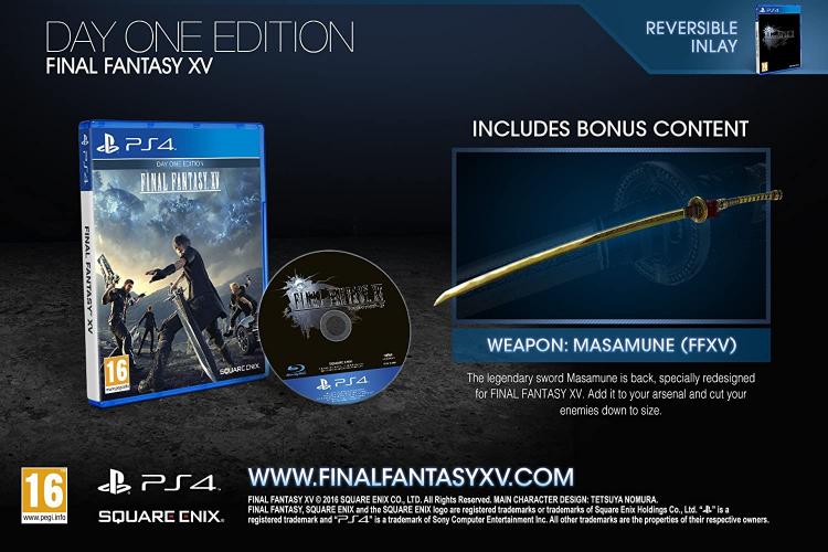 Final Fantasy Xv Day One Edition Ps4 Gioco Italiano Playstation 4 Ff 15 Nuovo