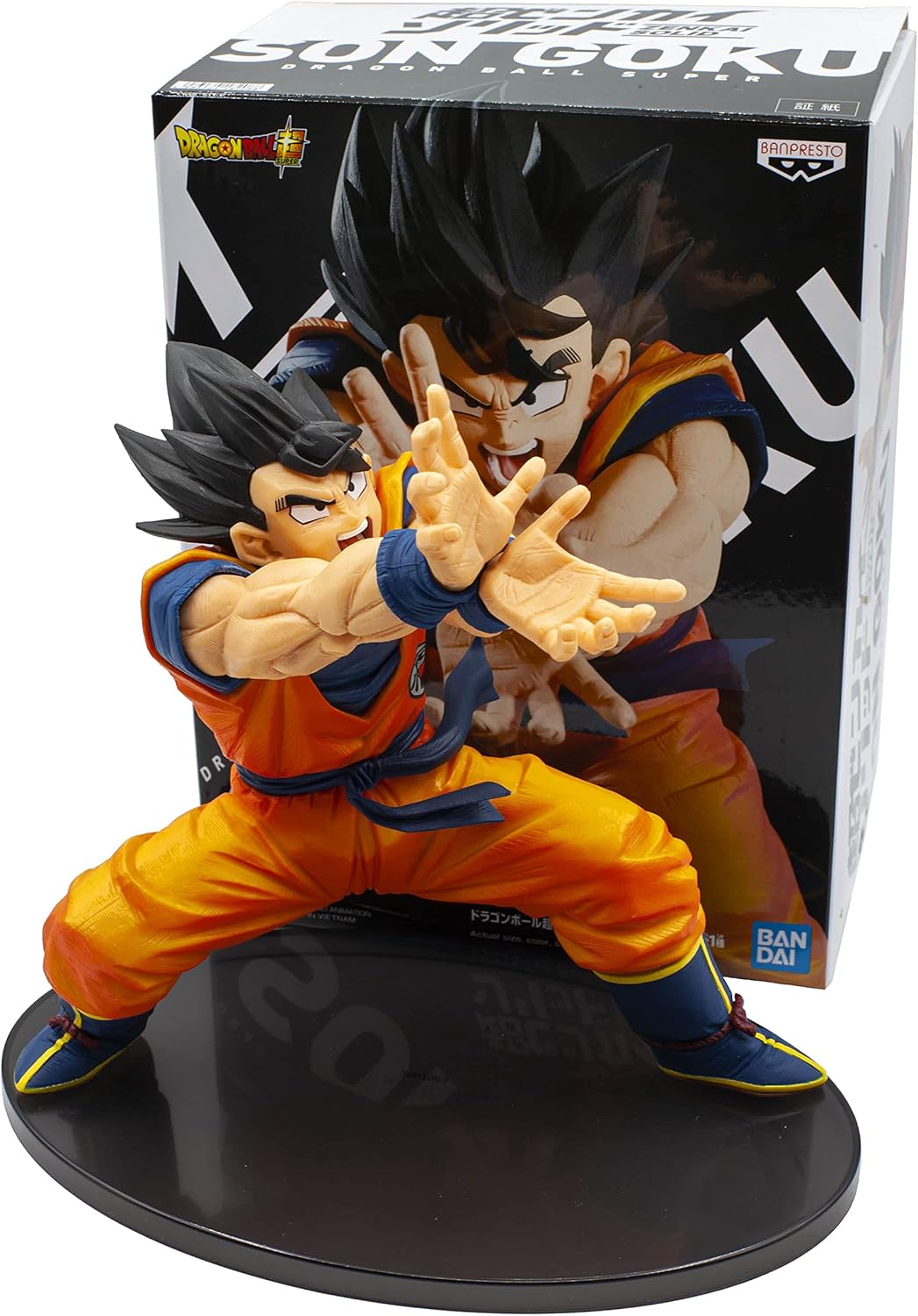 BANPRESTO DRAGON BALL SUPER ZENKAI SOLID (SON GOKU) FIGURE PVC STAUTA COLLEZIONE