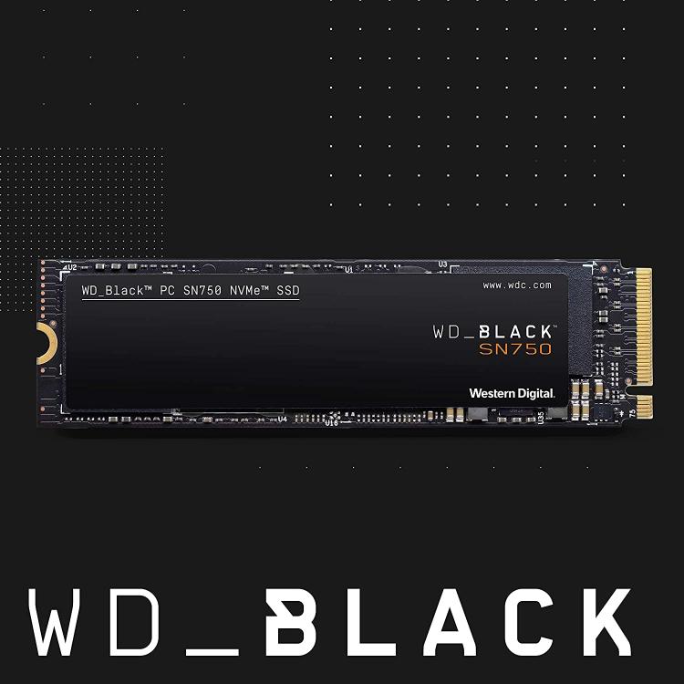 Western Digital Ssd Interno Gaming 1Tb Sn750 M.2 Wd Black Pcie Nvme 3.0