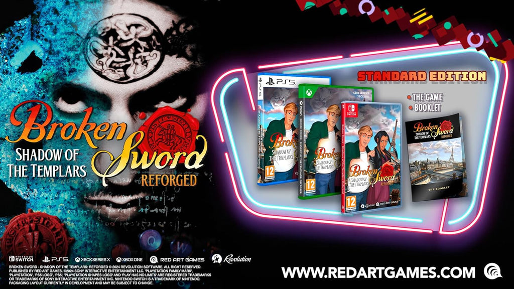 Broken Sword Shadow of the Templars: Reforged PS5 Gioco Italiano Playstation 5