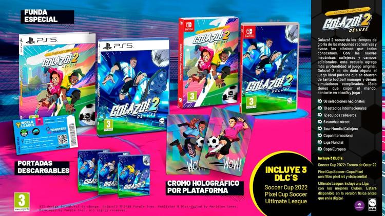 Golazo! 2 Deluxe Edition Ps5 Gioco Playstation 5 Italiano Football Soccer Golazo