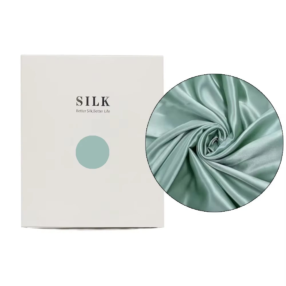 100% Natural Mulberry Silk Pillowcase with Hidden Zipper Double Sided Pure Silk Pillow Case Touch Soft &Cool Suitable for Summer