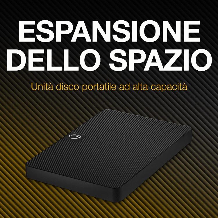 Seagate Hdd Ext 2.5" 2Tb Expansion+Rescue Usb 3.0 Stkm2000400 Nero 3660619040247
