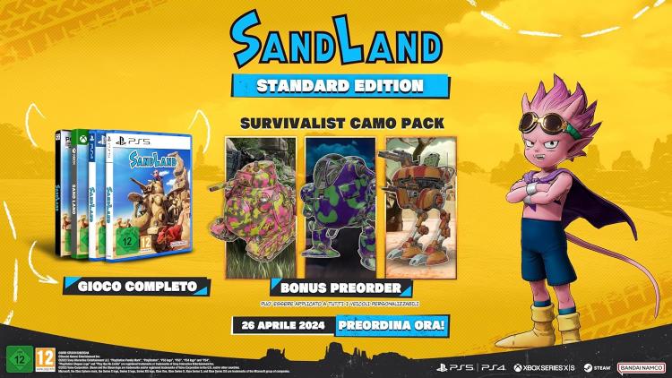 Sand Land Ps4 Gioco Italiano Playstation 4 Videogioco Pal Anime Nuovo Sigillato