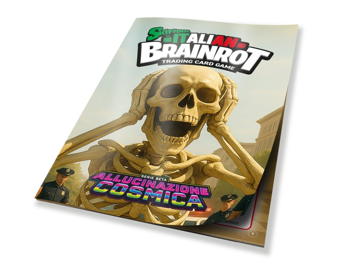 Album Raccoglitore Skifidol Brainrot Allucinazione Cosmica TCG Ita Nuovo