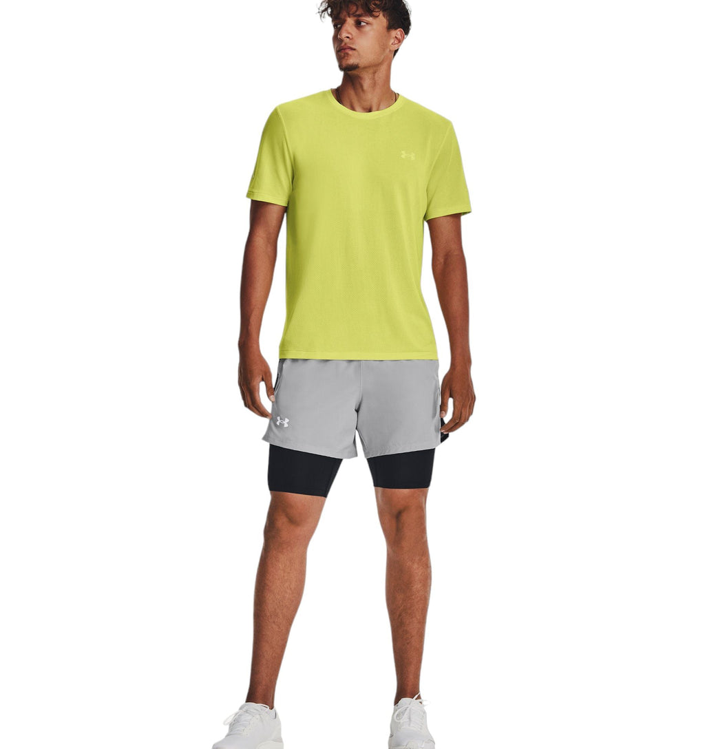 T-shirt Seamless Stride Uomo Lime Yellow/Reflective