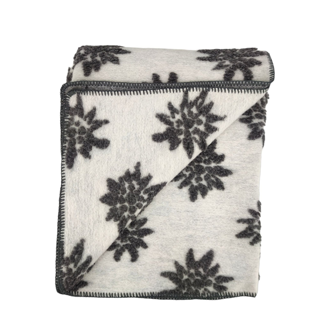 Coperta Stella Bianco/Ardesia