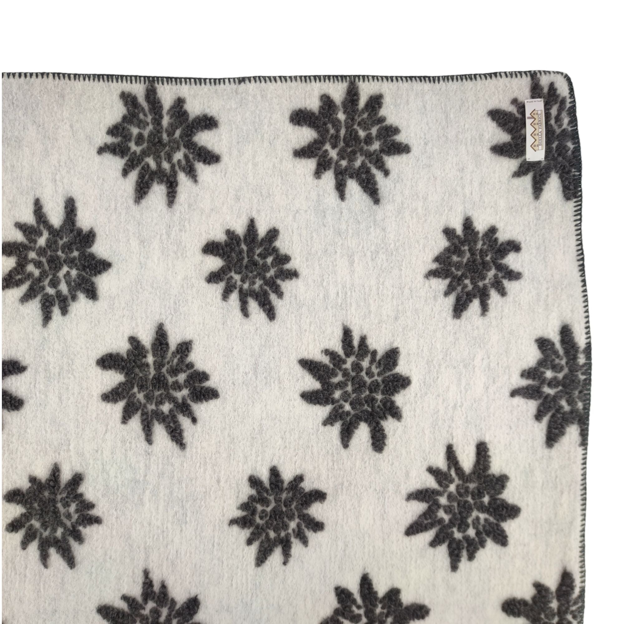 Coperta Stella Bianco/Ardesia