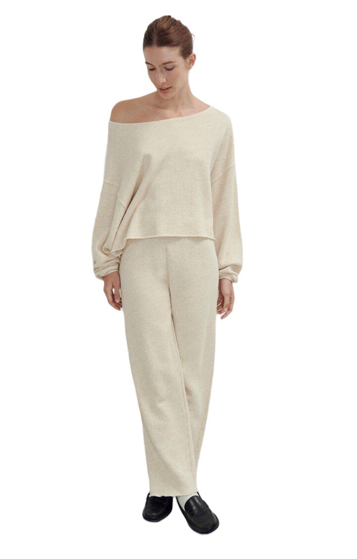 Maglia Itonay Donna Ecru Melange