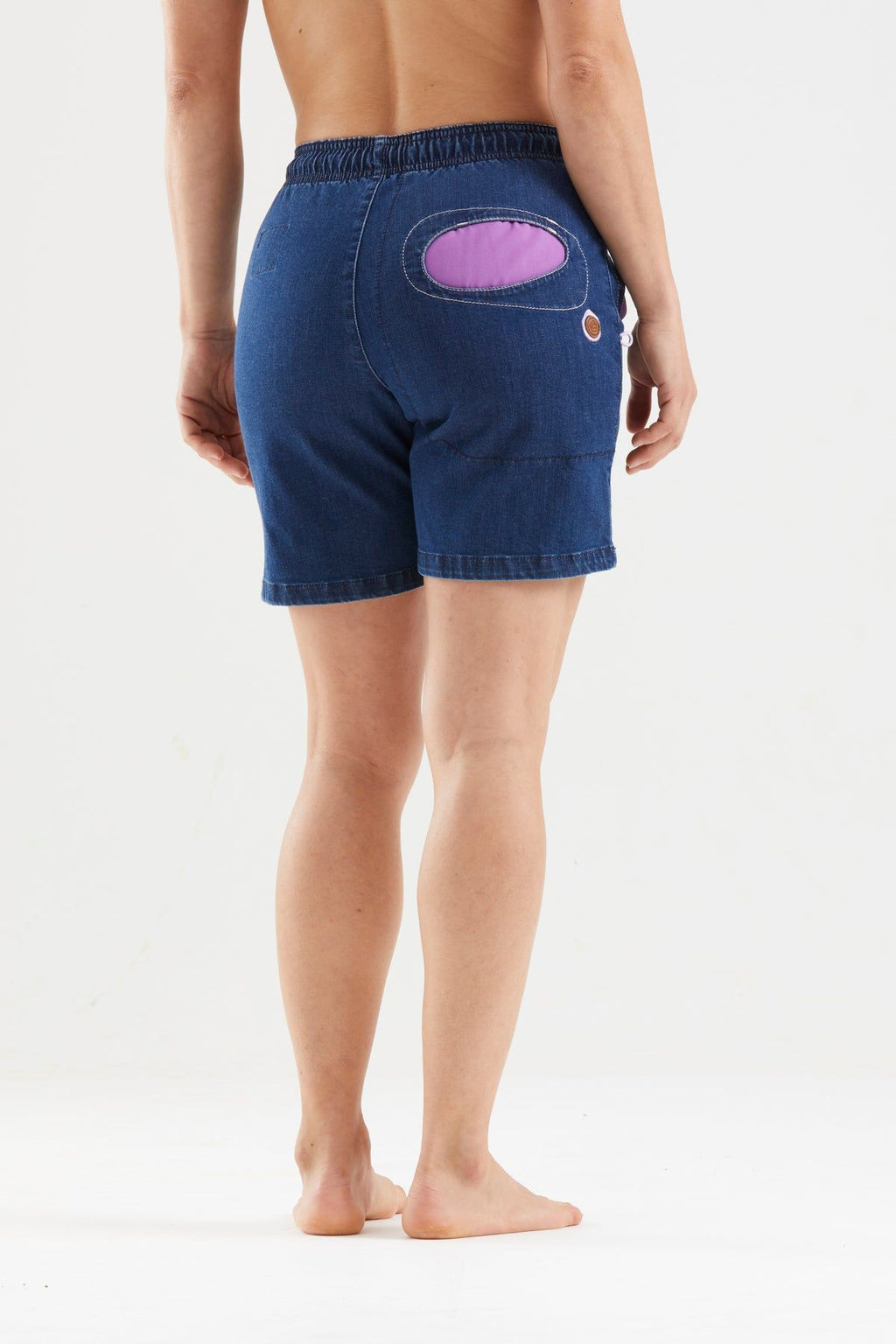 Pantaloncini Onda Denim Donna Blue