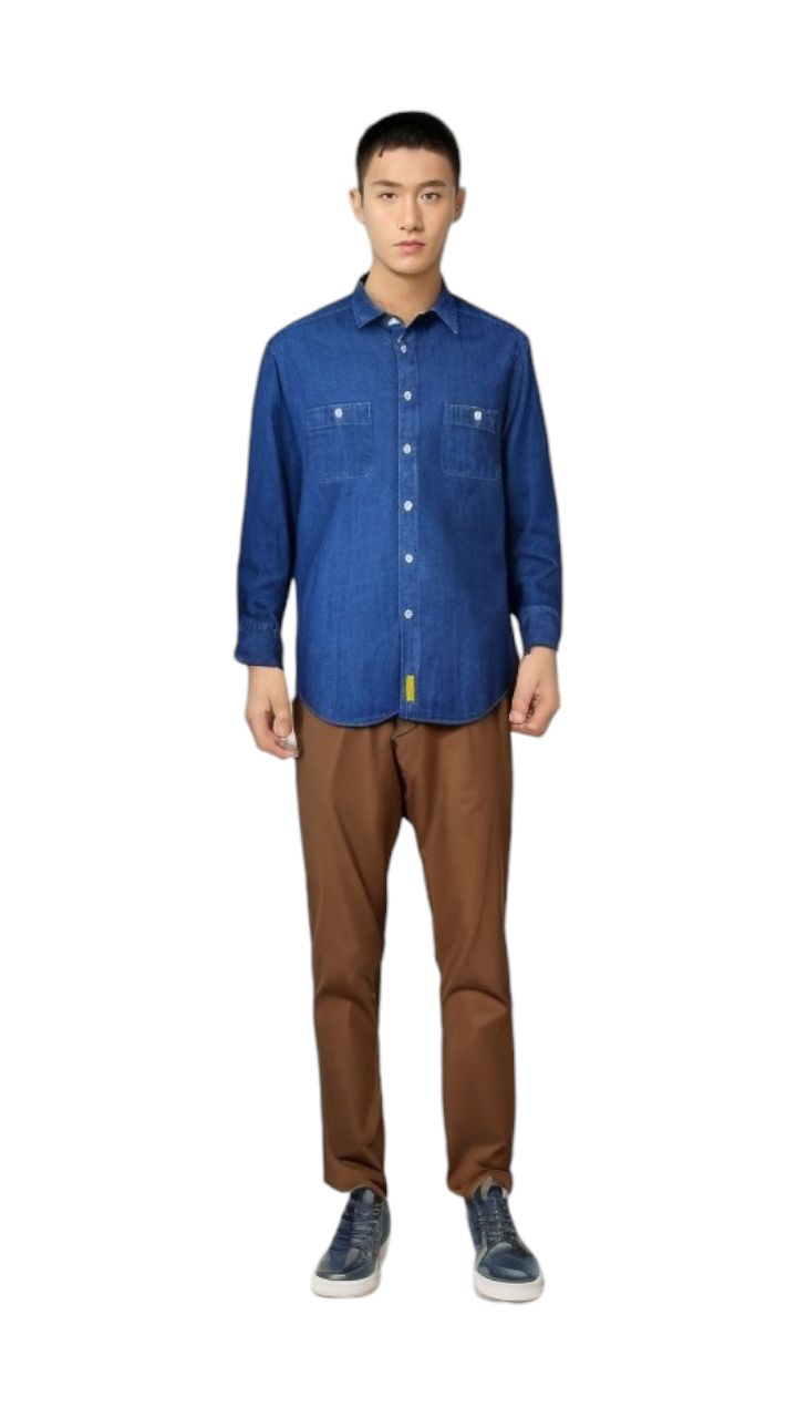 Camicia Miramar Jeans Uomo Shadow Blue