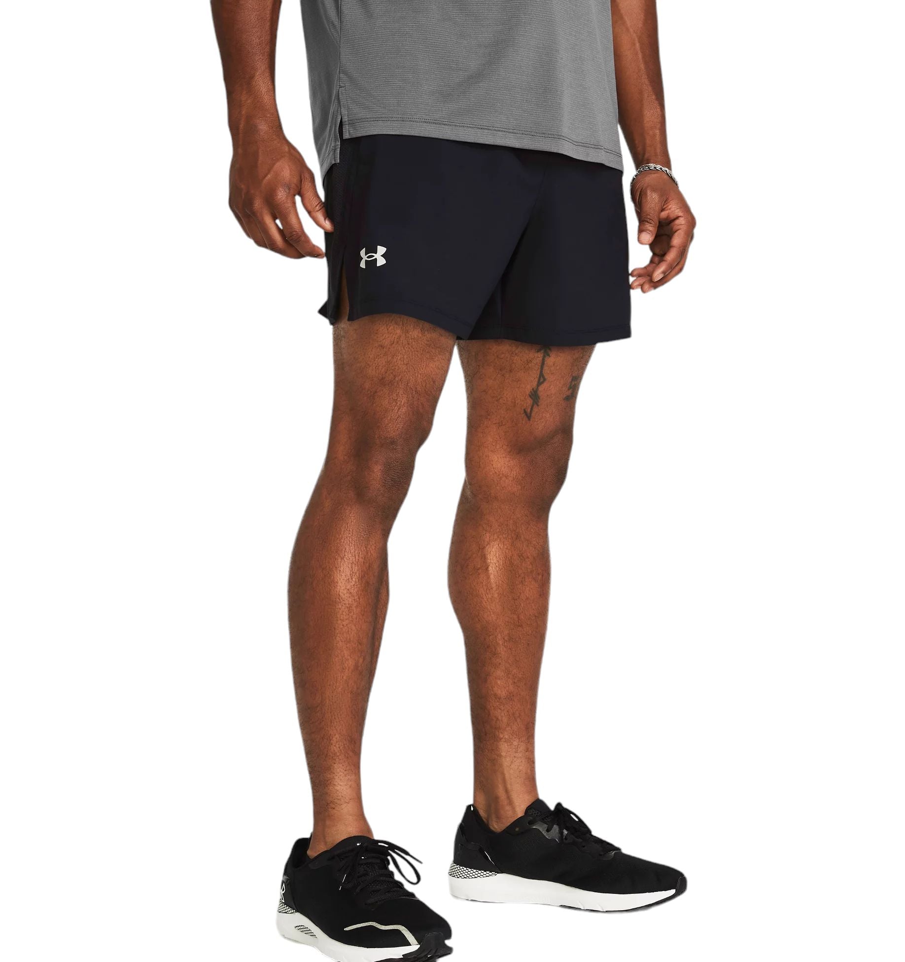 Pantaloncini Launch Unlined 5IN Uomo Black/Reflective