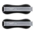 Coppia Pesi Per Caviglie/Polsi Sabbia Sport Fitness Cavigliere Da 1kg (2kg) Nero
