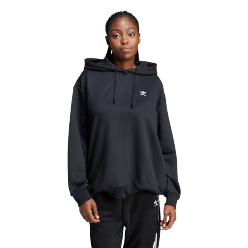 Maglia Trefoil Hoodie Donna Black