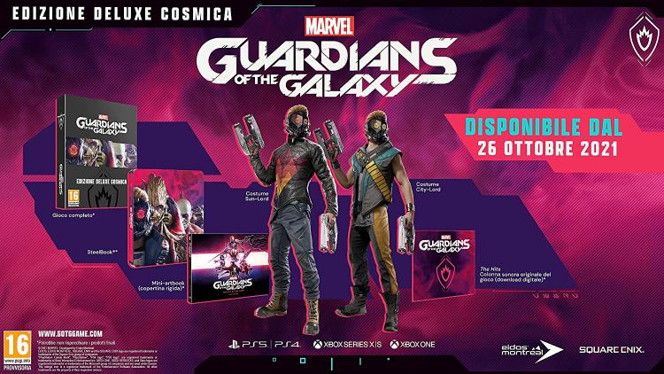 Marvel'S Guardians Of The Galaxy Cosmic Deluxe Edition Ps5 Videogioco Italiano