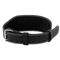 CINTURA SOLLEVAMENTO PESI CUOIO NERA ALLENAMENTO BODYBUILDING FASCIA LOMBARE |XL