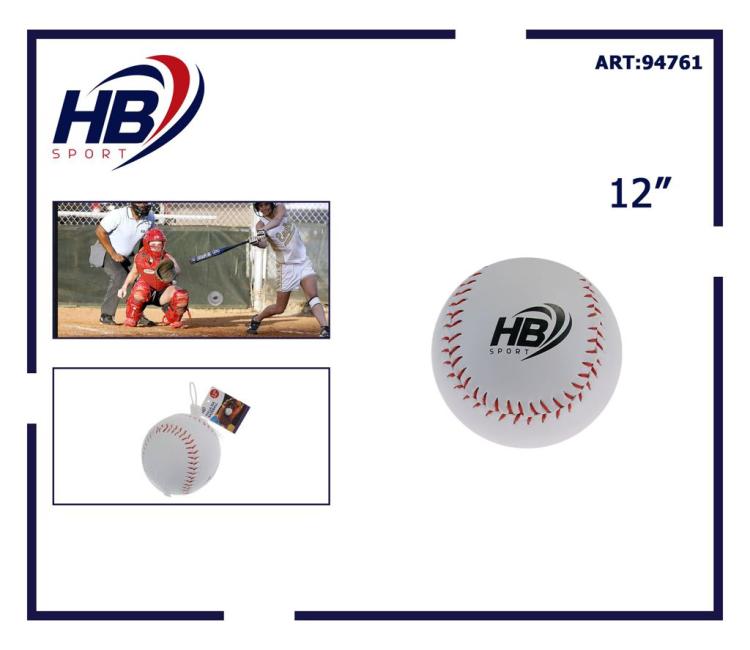 Palla Da Softball  / Baseball - 12" Pollici Per Allenamento Con La Mazza Guanto