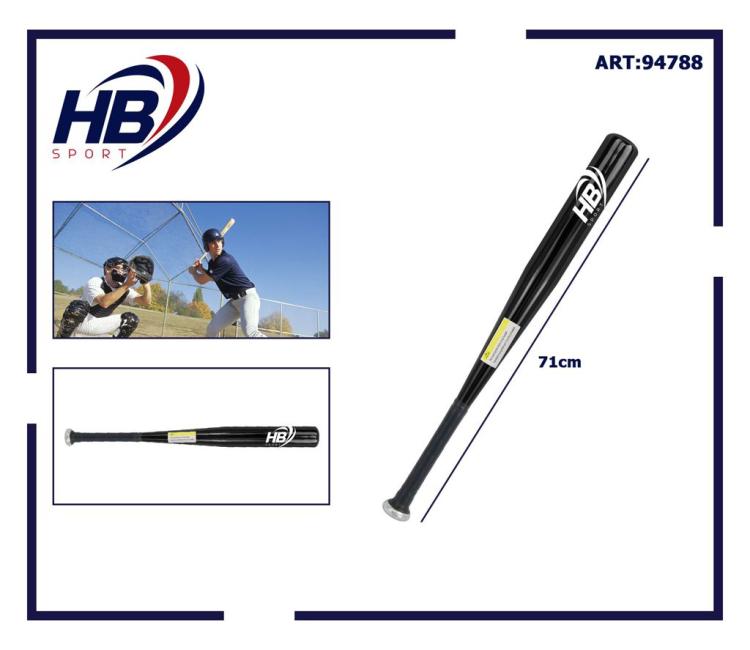 Mazza Da Baseball Softball Alluminio (81Cm) 32 Allenamento Adulti Bambini Nera