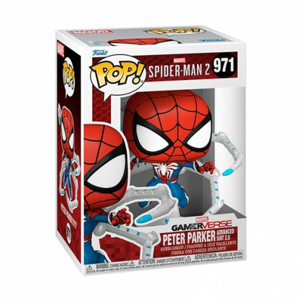 Funko Pop ! Marvel -  Gameverse Spider-Man 2 (971) Peter Parker Suit In Stock