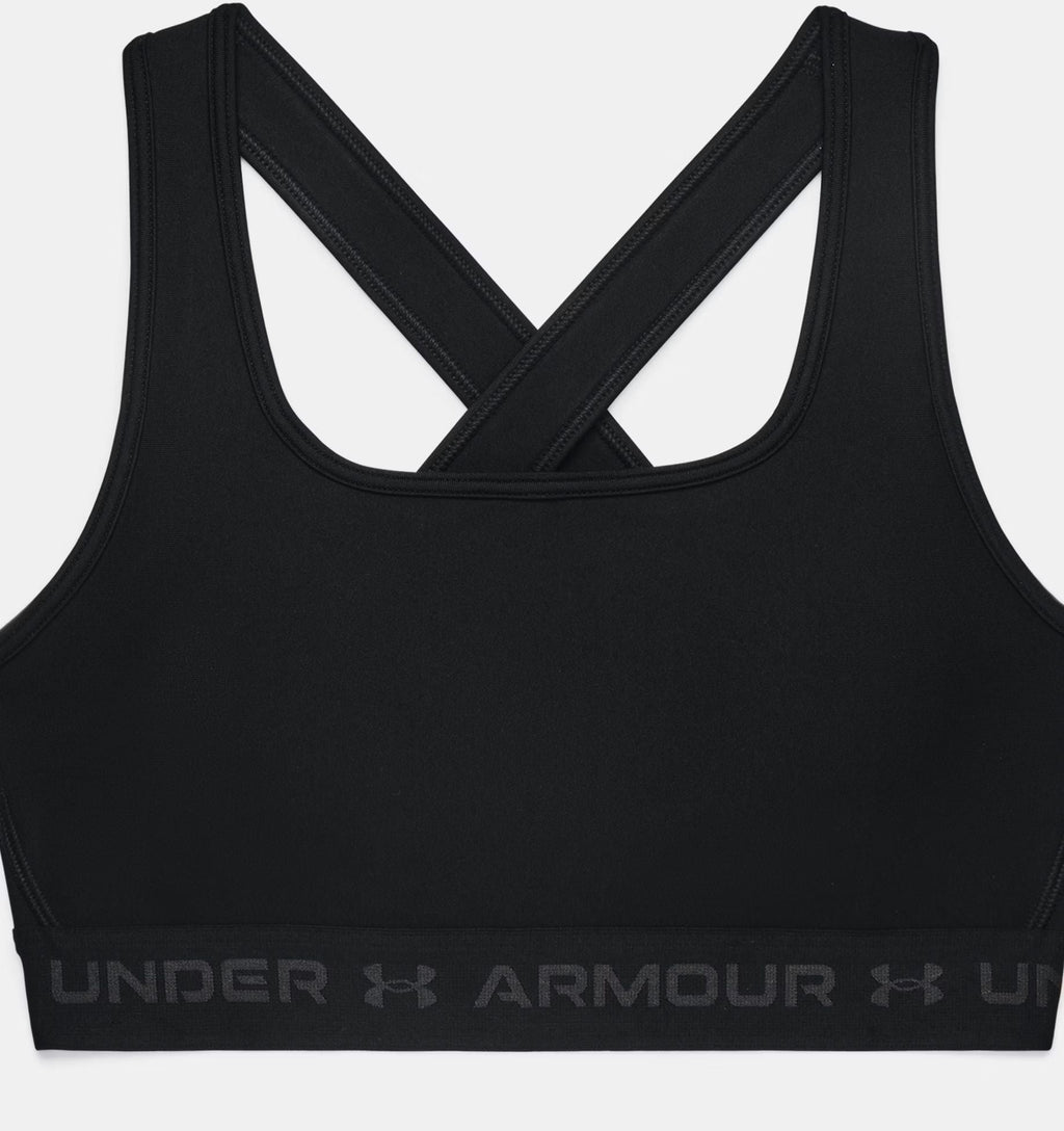 Top Mid Bra Donna Black/Jet Gray